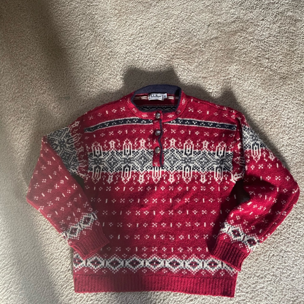 Vintage LL Bean wool sweater